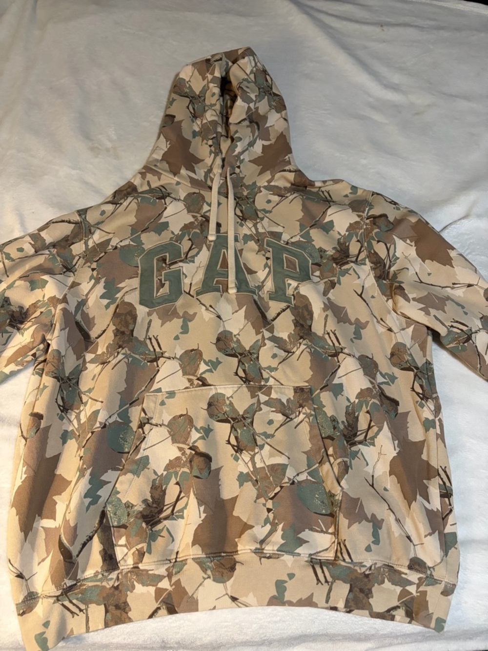 GAP Camouflage Fleece Hoodie